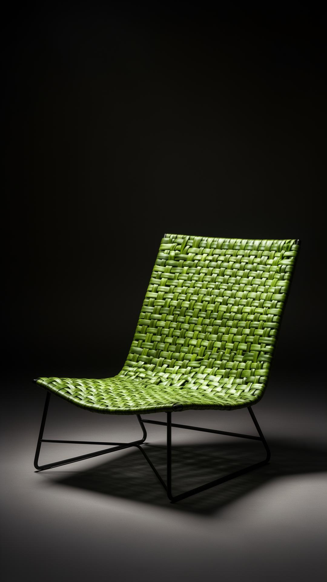 Water Hyacinth transforming into Woven Furniture