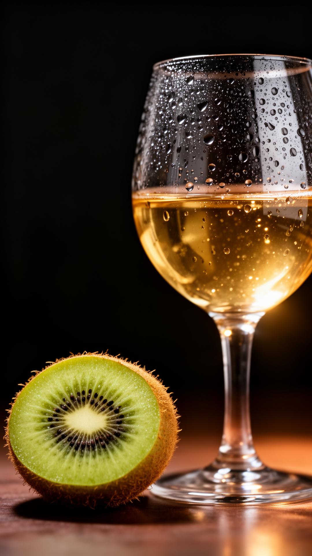 Kiwi Fruit transforming into Artisan Wine